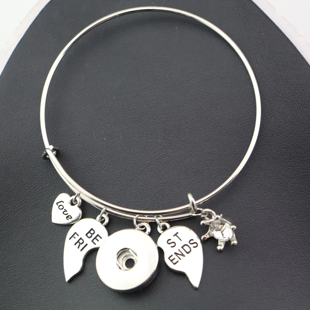 Мужские и женские браслеты с металлическими кнопками браслет в стиле Alex