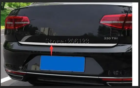 Подходит для VW PASSAT B8 Задняя Крышка багажника дверь багажника задняя крышка ворота отделка литьевая крышка рамка украшение полосы стиль