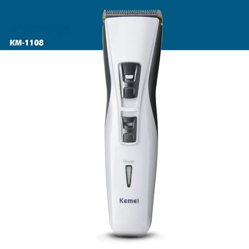 Kemei KM-1108 электрические машинки для стрижки волос мужчин 1 евро вилка адаптер 2