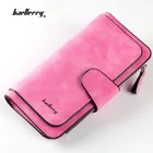 Новинка 2020, модные женские кошельки, кошелек из нубука на молнии с кулиской, Женский Длинный дизайнерский кошелек, клатч из нубука с застежкой