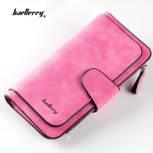 Новинка 2020, модные женские кошельки, кошелек из нубука на молнии с кулиской, Женский Длинный дизайнерский кошелек, клатч из нубука с застежкой