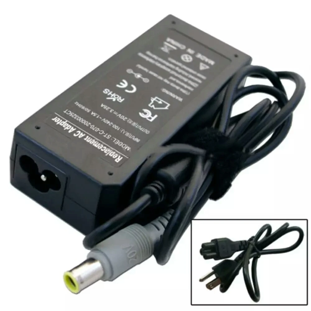 

Black 20V 3.25A 65W AC Adapter Power Charger Cable For IBM LENOVO Whole/xj