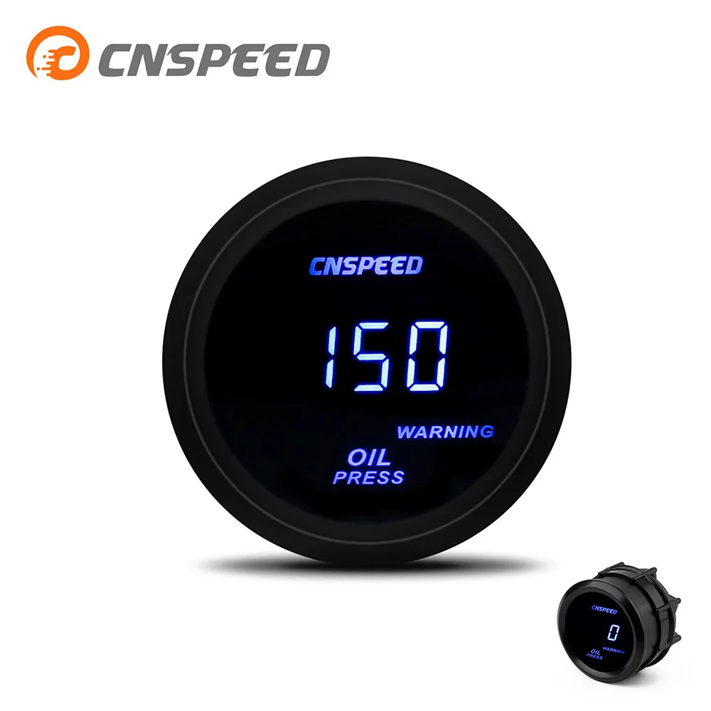Масляный датчик CNSPEED с датчиком/индикатором масляного Пресса/черный цвет 2