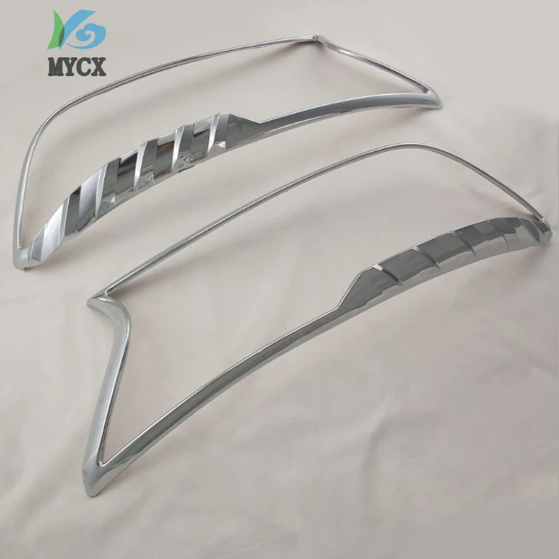 Черные накладки на фары из АБС-пластика подходят для Ford Ranger Wildtrak T7 Everest Endeavour 2016-2019