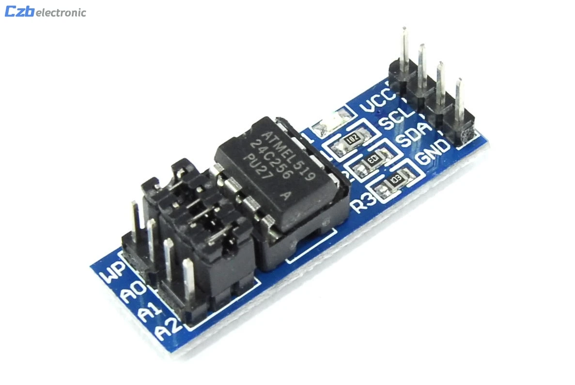 Дешевые Продажа 1 шт. AT24C256 Serial EEPROM I2C Интерфейс модуль хранения данных для Arduino
