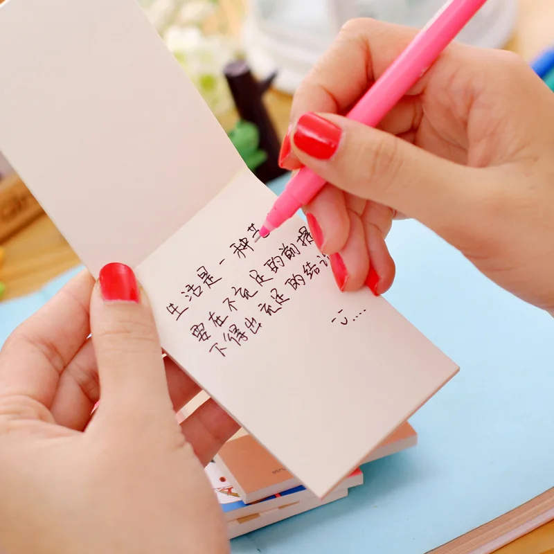 Самоклеящиеся канцелярские принадлежности 5 шт./компл. творческие Мультяшные