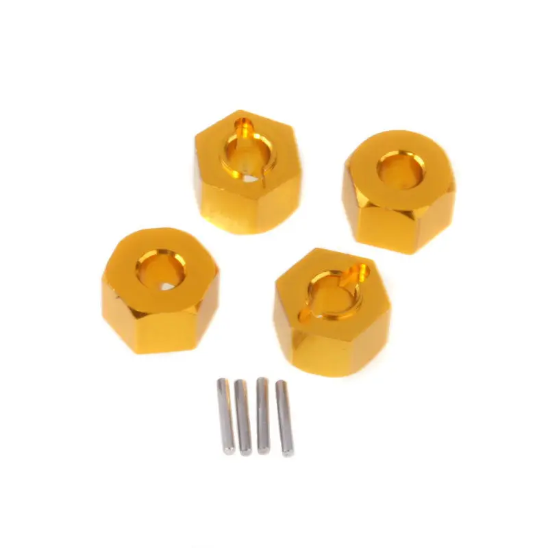 4 шт. алюминиевое колесо Hex Hub 12 мм для HPI BULLET3.0 ST/MT/WR8 Обновление Запчасти Замена |