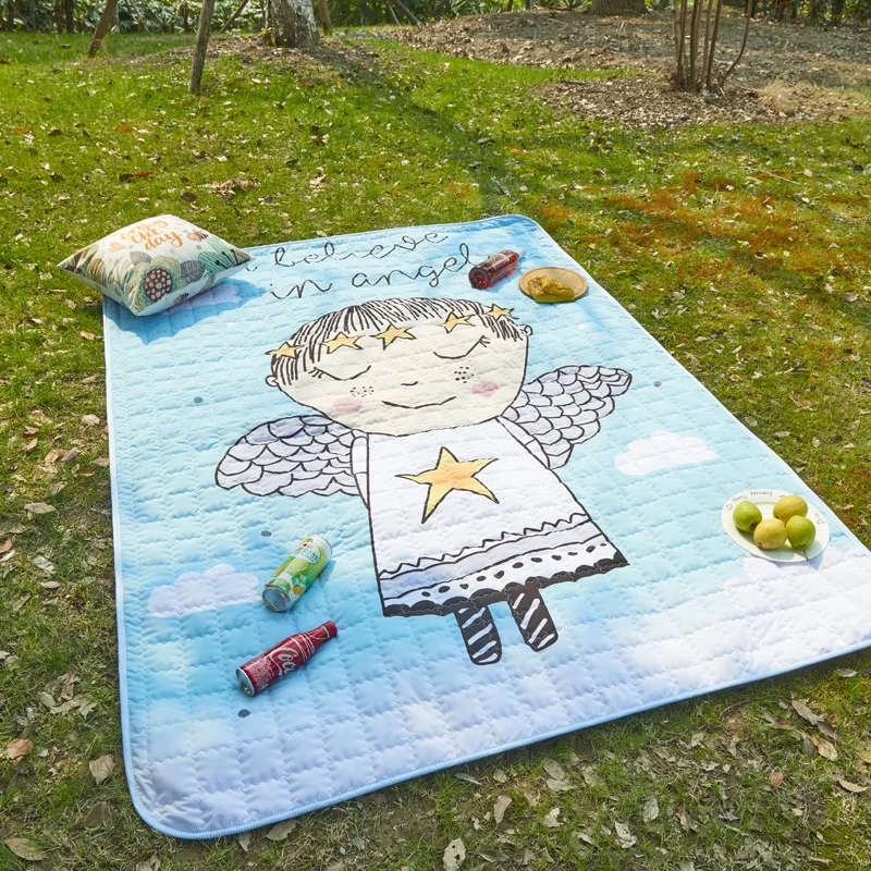 1,4*2,0 м INS детский коврик Детские тренажерные залы игровой коврик водонепроницаемый мультяшный Напольный Коврик Прямоугольный детский коврик для лазания Открытый коврик для пикника