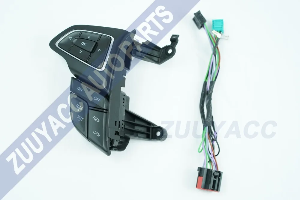 Рулевое колесо Bluetooth аудио круиз-контроль переключатель для Ford Focus MK3 2015- |