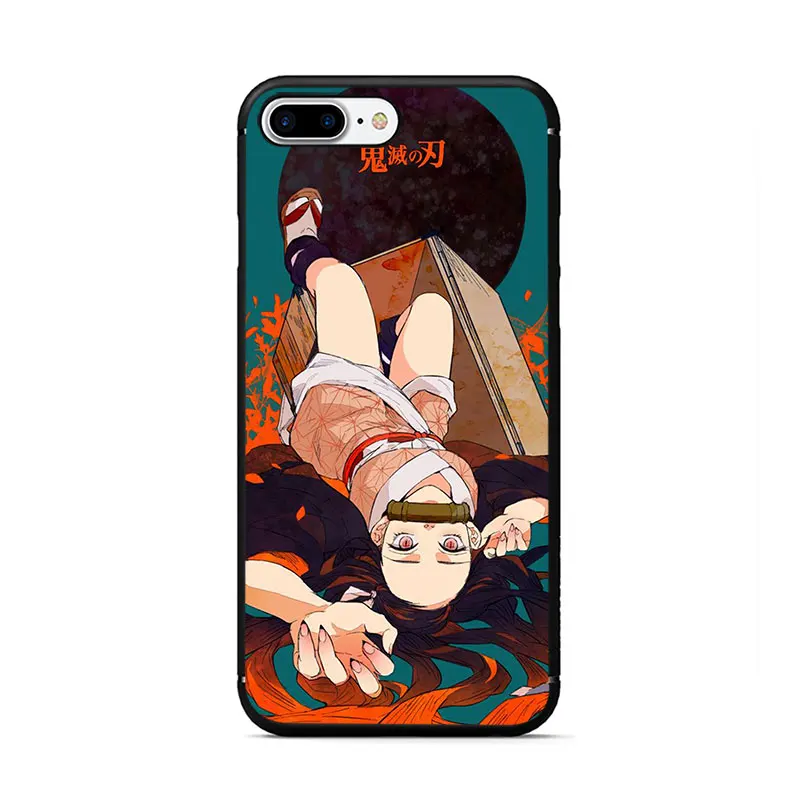 B1 Аниме Demon Slayer Kimetsu no Yaiba Мягкий ТПУ чехол для телефона для iPhone 11 Pro 5 5S 6 6s 7 8 Plus X XR XS MAX - Цвет: B1