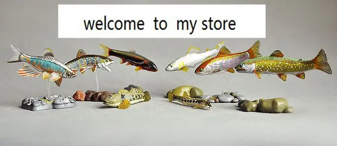 ПВХ фигурка кукла модель игрушка игрушки пресноводные рыбы рыба 8 шт./компл. |
