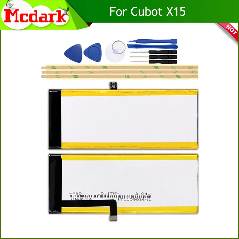 Сменный аккумулятор Mcdark для Cubot X15 высококачественный большой емкости 2750 мАч