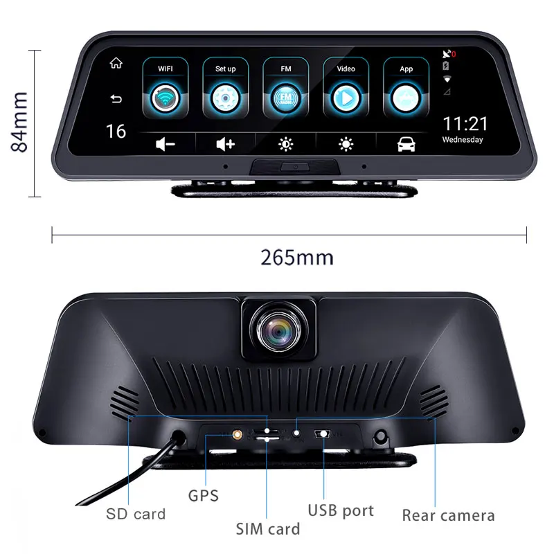 ANSTAR 4G Dash Cam Android Dashboard Автомобильная камера WiFi gps ADAS Автомобильный видеорегистратор 1080P видео регистратор авто камера заднего вида