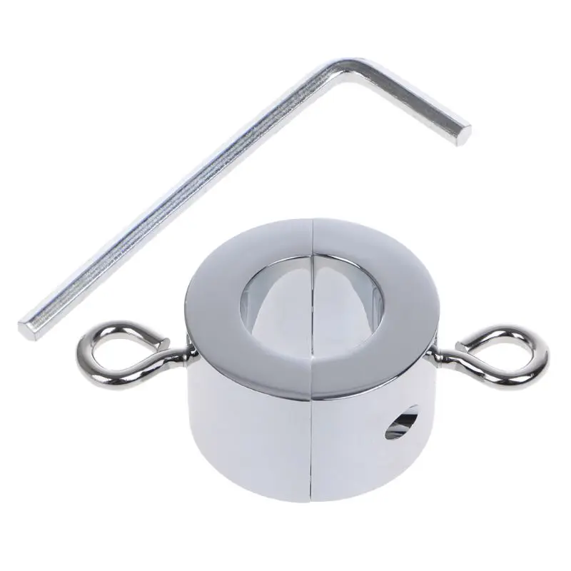 

Magnetic Lock Metal Scrotum Pendant Ball Stretcher Egg Weight Ring Restraint Stainless Steel Pleasure Toys for Men