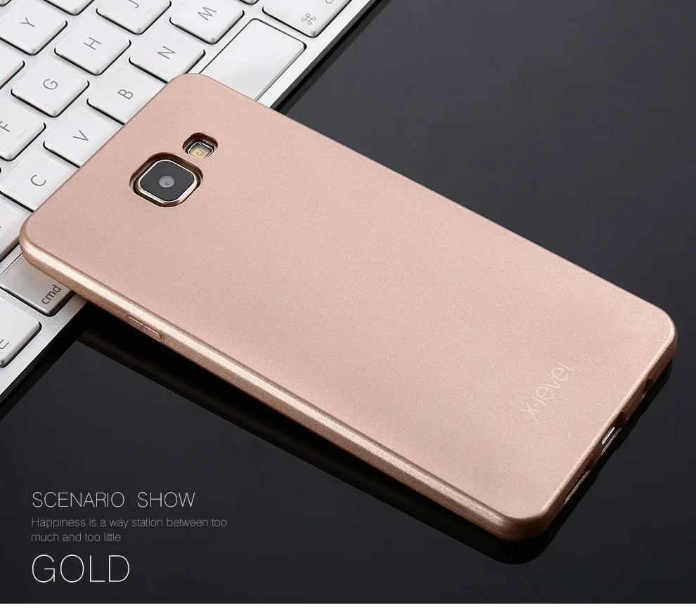 X-Level Silky TPU Phone Case For Samsung Galaxy A3 2017 A320 A320F Ultra Thin Protective Back Soft Cover |