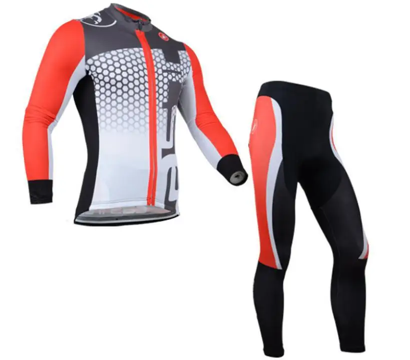 С длинными рукавами зимой термоциклирование джерси одежда / Ropa Ciclismo Invierno