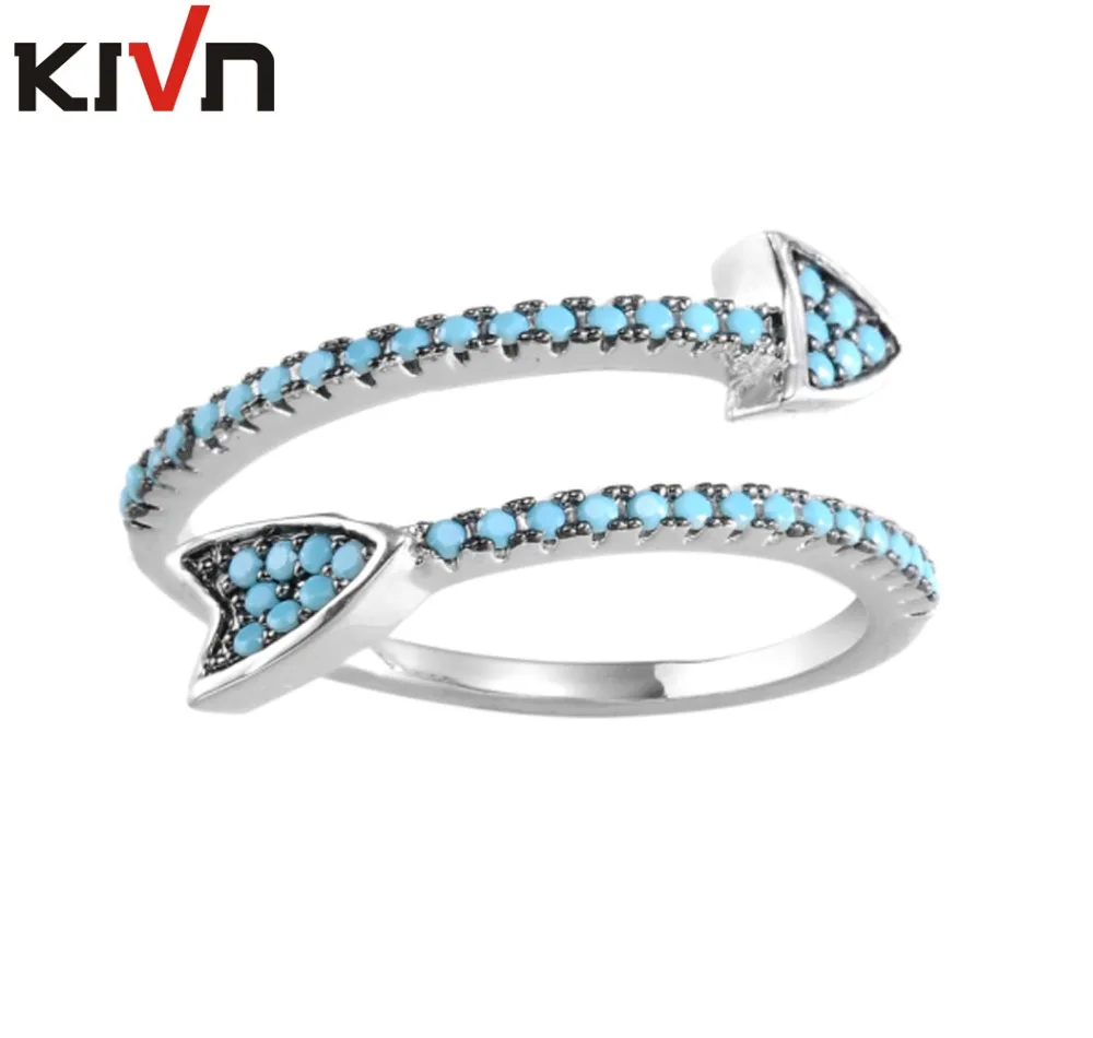 Модные ювелирные изделия KIVN изящные регулируемые фианиты с фианитами свадебные