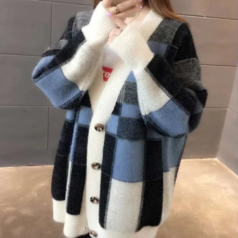Max LuLu/Корейская мода женская винтажная одежда женские зимние Хлопковые вязаные