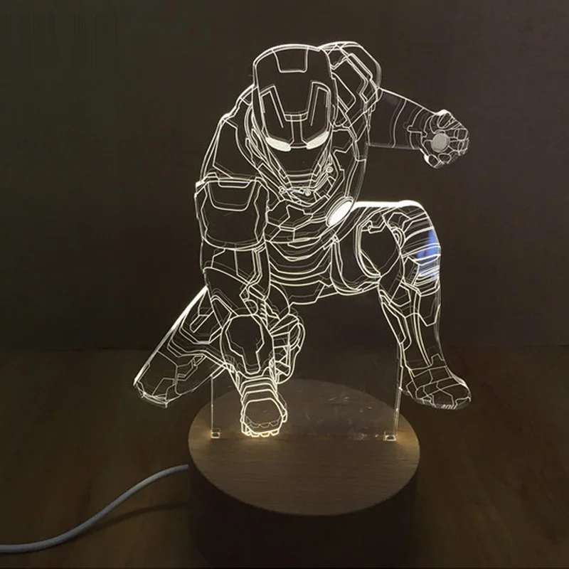 3D Led 26 см творческая атмосфера настольная лампа игрушка