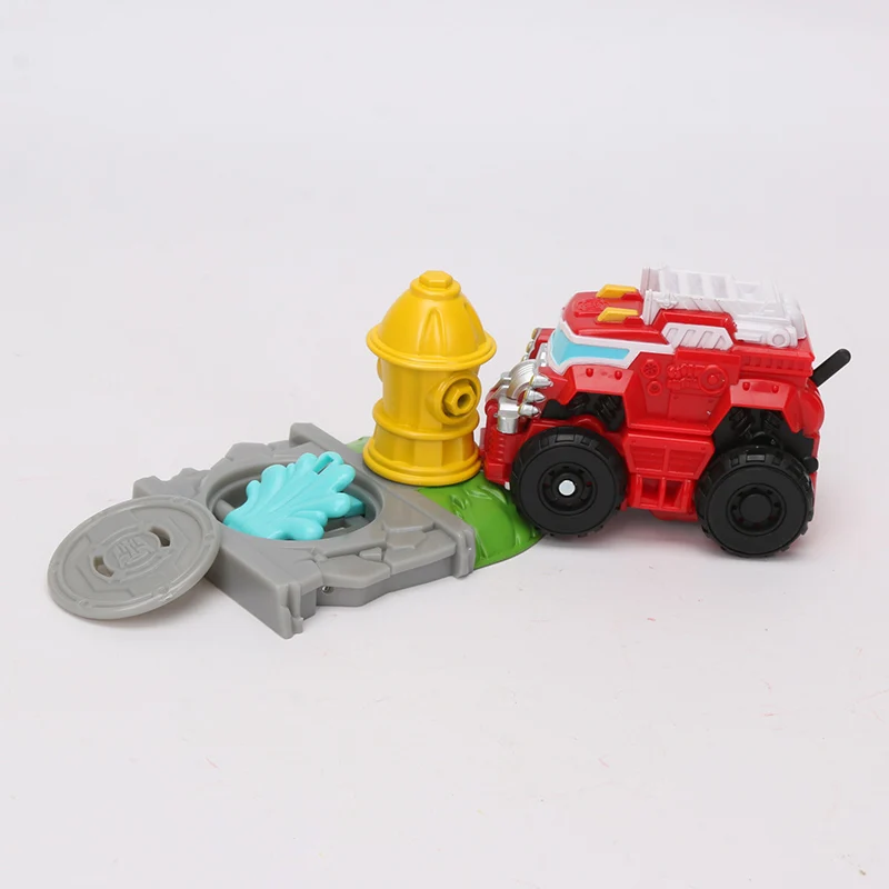 8 см Playskool Heroes Transformers Toys Rescue Bots Flip Racers Heatwave the Fire Bot аэропорт Blastoff Blades экшн