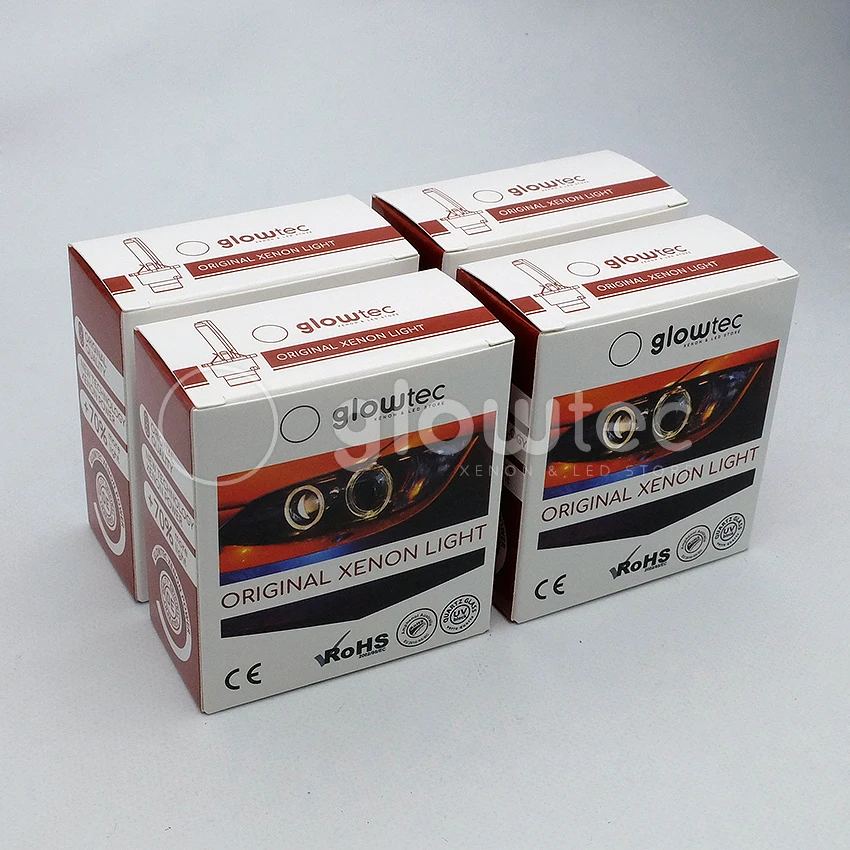 Ксеноновая лампа GLOWTEC 1 шт. D2S HID 35 Вт супер яркость и более длительный срок службы