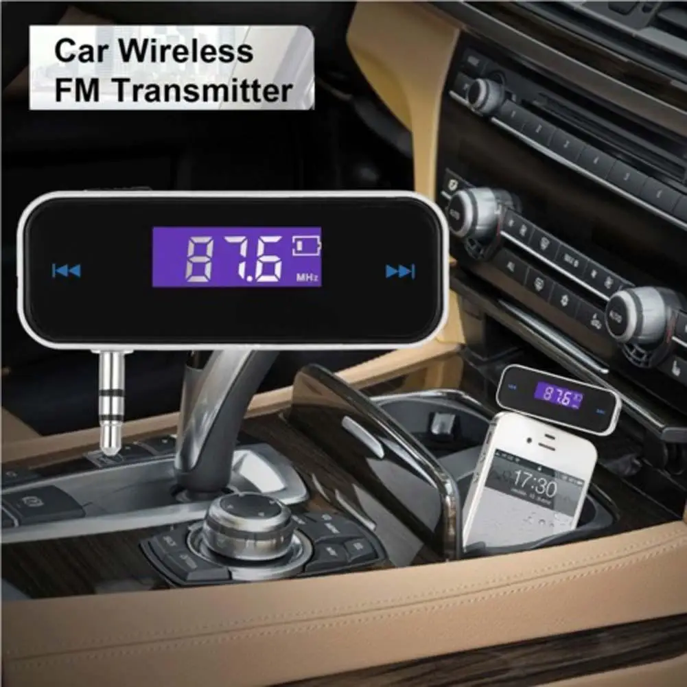 5 в Беспроводная Музыка к автомагнитоле fm передатчик для MP3 планшетов 3 мм +