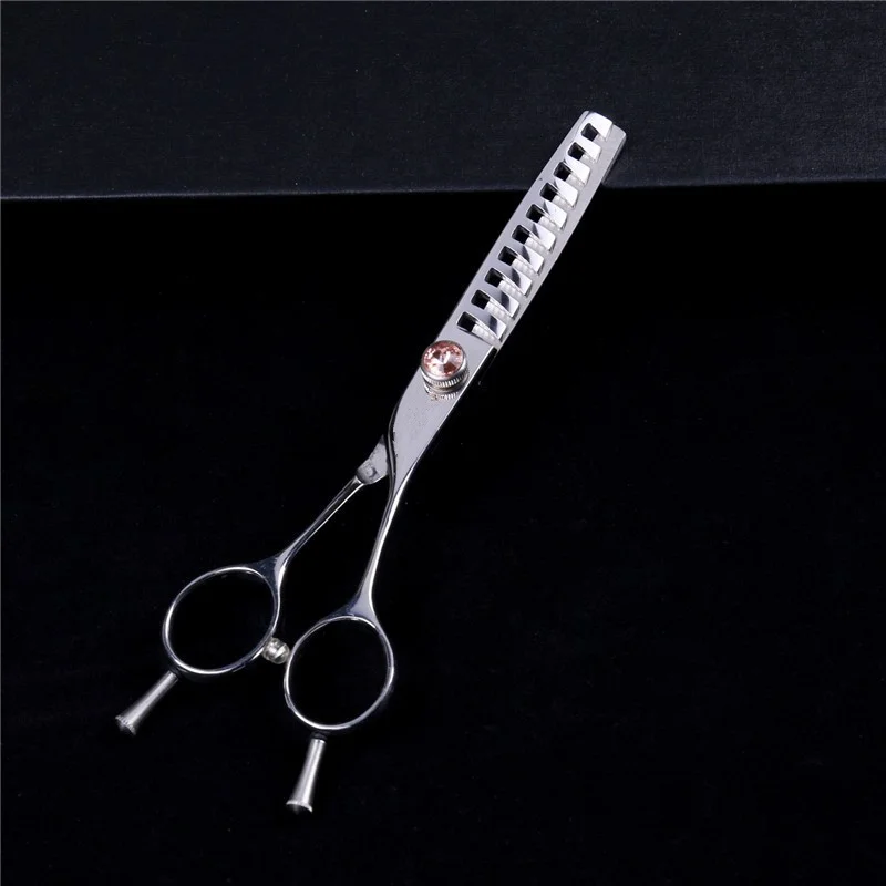 Профессиональные ножницы для филировки волос 6 дюймов 17 см 10 зубьев 440с | Красота и
