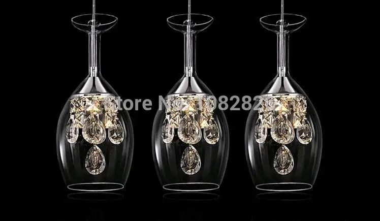 Новый современный стеклянный барный подвесной светильник Подвесная лампа для