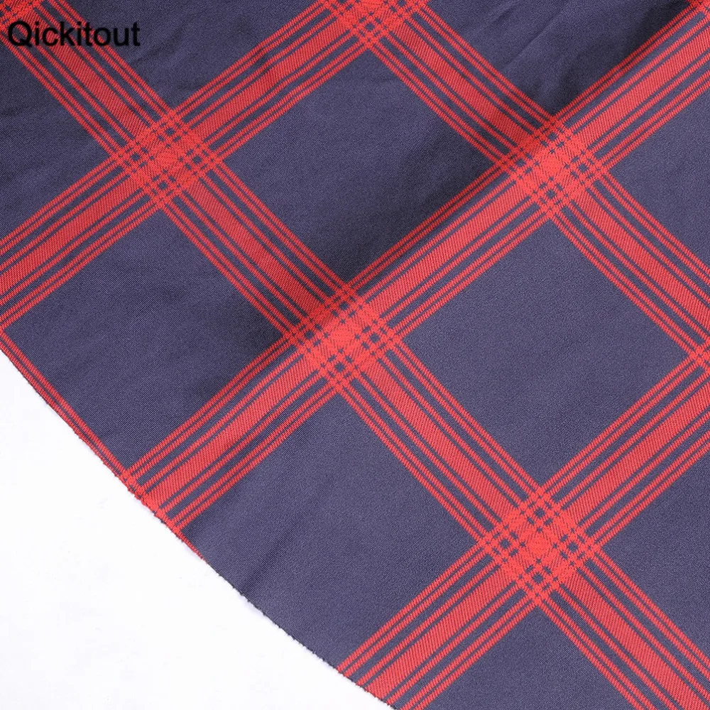 Qickitout 2016 новое поступление Летняя женская модная повседневная юбка красная сетка