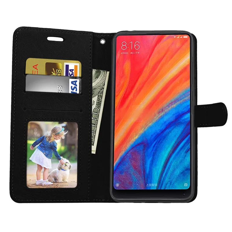 For Xiaomi Mi Mix 2S Case Flip Wallet PU Leather Back Cover Phone 2 S Mix2S 5.99&quot | Мобильные телефоны и аксессуары