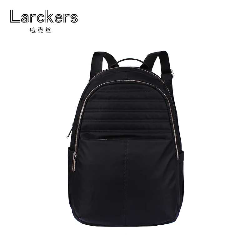 

New women nylon simplicity fashion backpack solid zipper decoration softback casual bag multi function women backpacks