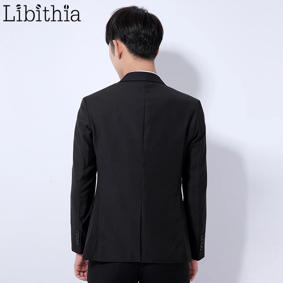 Мужской однотонный Блейзер на одной пуговице размеры M 3XL|suit male|blazer jacketone button |