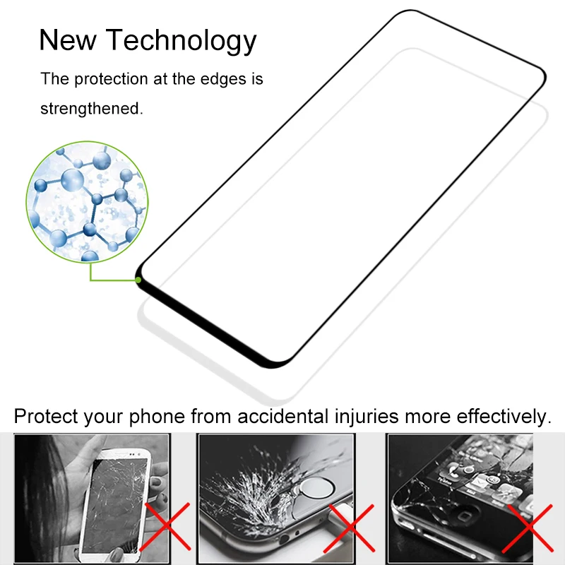 2 шт. 100% оригинальное закаленное стекло с полным покрытием для Huawei Honor Magic Защитное