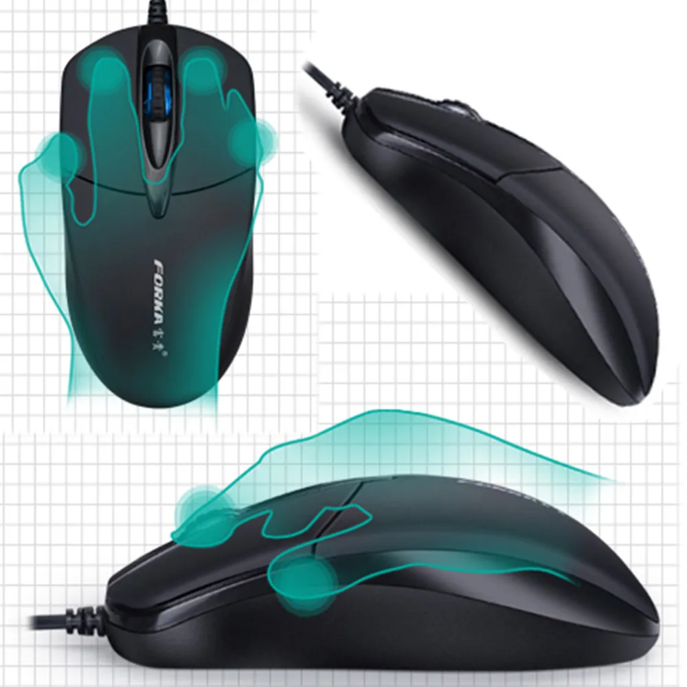 CARPRIE новая Проводная Бесшумная оптическая игровая мышь s 3 кнопки 1200DPI с