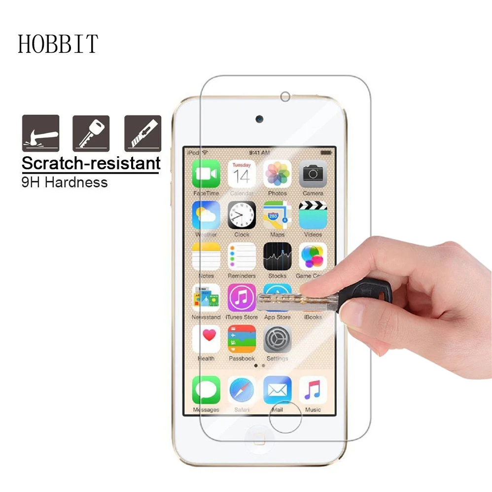 10 шт. в партии Bluk для iPod Touch 6 0 3 мм 2.5D прозрачное 9H закаленное стекло Защита экрана