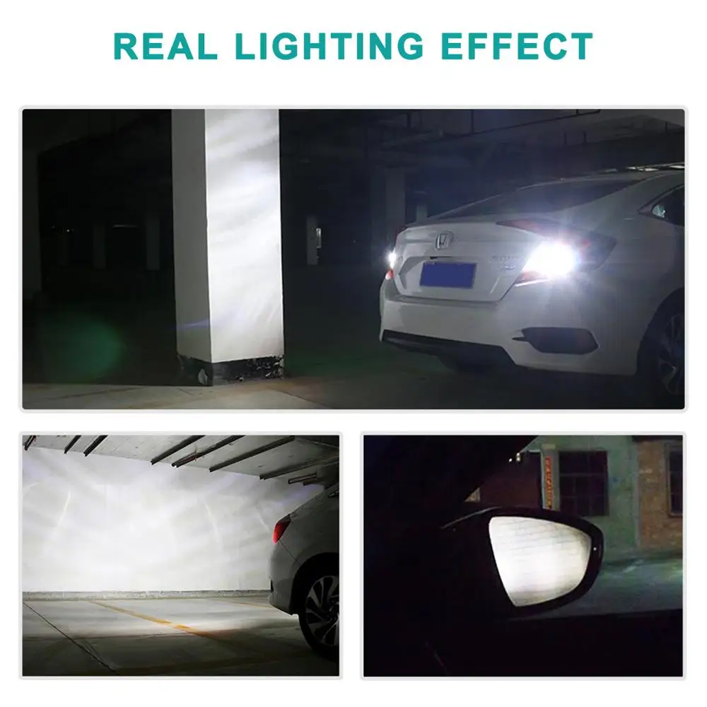 2x T20 LED CANBUS 7443 безотказные 7440 W21/5W WY21W SRCK светодиодсветодиодный фонари заднего хода