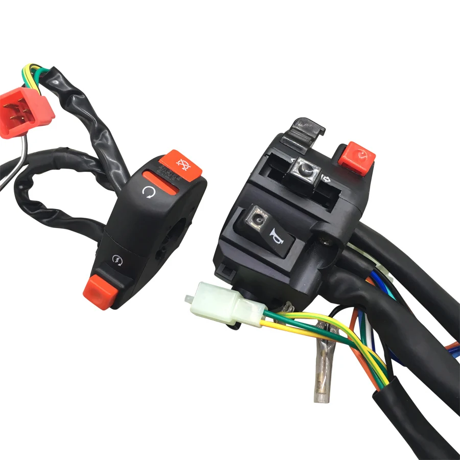 

Yecnecty мотоциклетные Запчасти для Honda CBR250 RR CBR400 RR VFR400 мотоциклетная ручка переключатель Рог Управление поворотным сигналом кнопка запуска