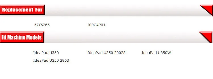 LMDTK 4 ячеек ноутбук аккумулятор для Lenovo IdeaPad U350 U350 20028 U350W U350 2963 57Y6265 l09C4P01