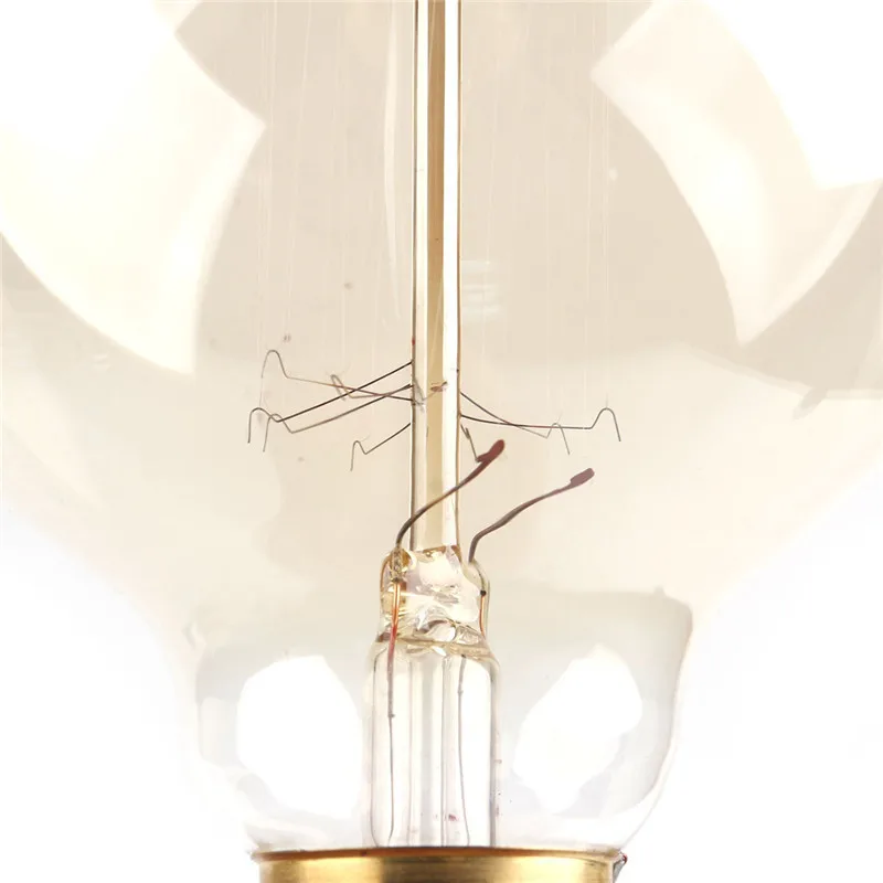 Хит продаж светодиодный лампы G95 Эдисон 220V E27 накаливания 300 Lumin warmwhite 40 Вт