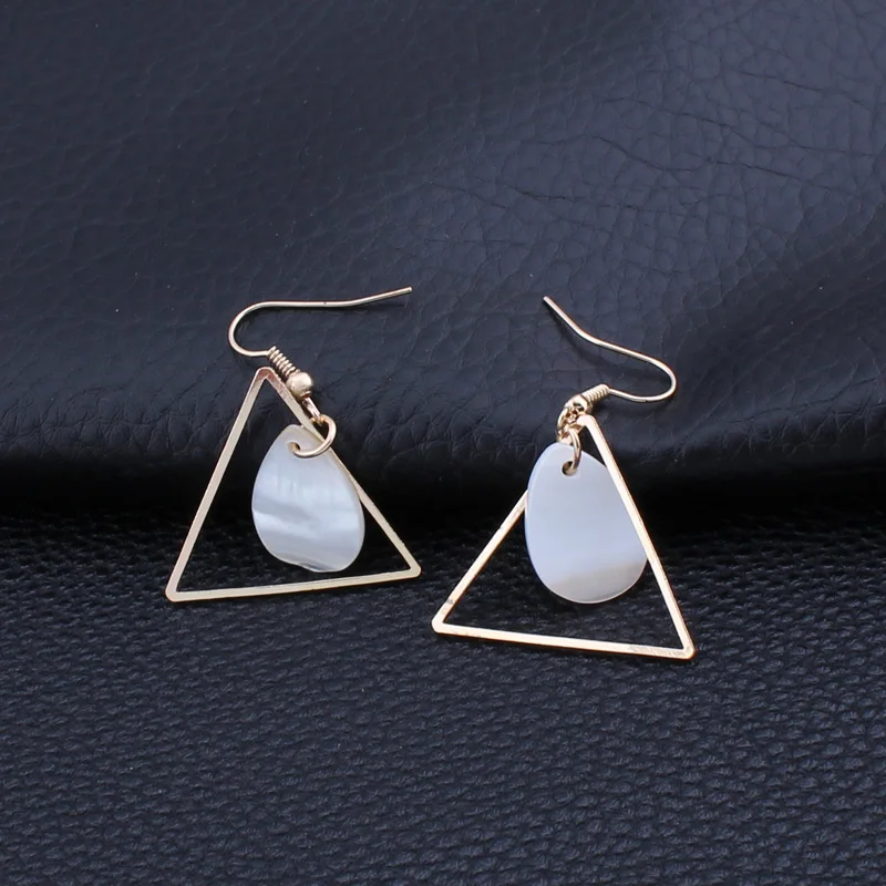 Tenande Роскошные ювелирные изделия Bijoux Femme OL Shell серьги капли воды модные элегантные