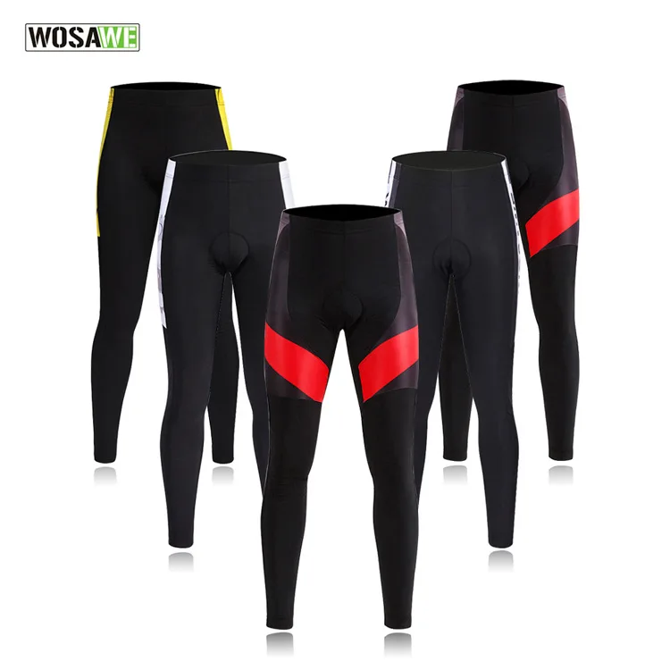 

WOSAWE Men & Women's Bike Pants Sportswear Cycling Pants Cycle Riding Clothing Bicycle Pants Bike Tights Long Trousers