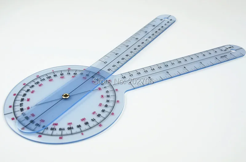 3 шт./лот набор гониометров транспортир медицинская линейка 12 дюймов + 8 |