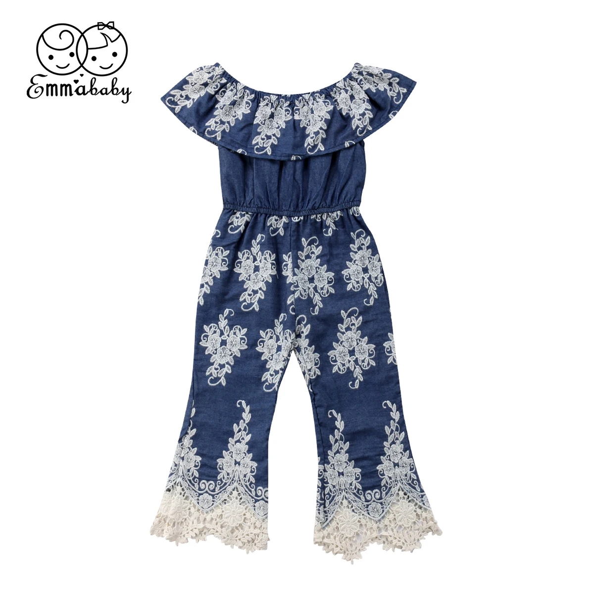 the new fashion lovely wild Embroidered Kids Baby Girl Sisters Lace One Piece Jumpsuit Romper Dress novel trend | Детская одежда и