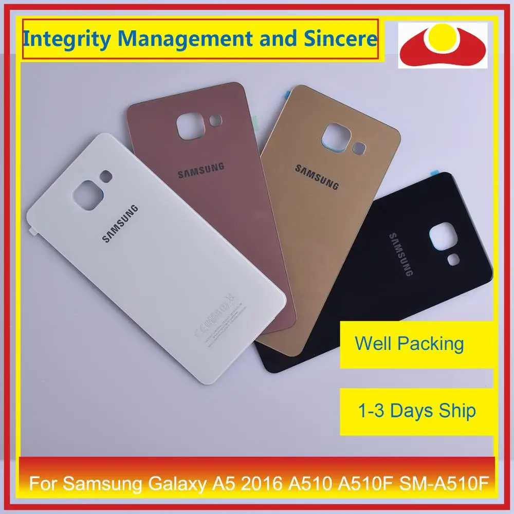 Оригинальный чехол для Samsung Galaxy A5 2016 A510 A510F корпус с аккумулятором задняя крышка