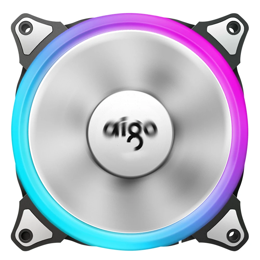 Aigo C5 5 упак.куллер для процессора корпуса 120 mm RGB LED вентилятор тауэра Охладитель