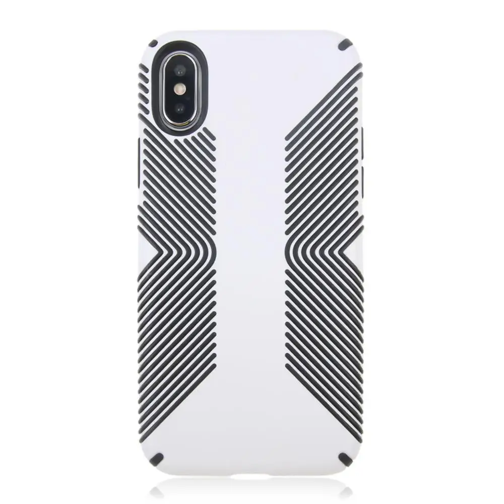 ТПУ PC полосатый узор чехол для телефона для iPhone XS Max XR X 8 7plus чехол для телефона современный деловой стиль цветной