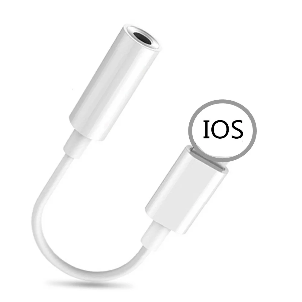 IOS 11 12 адаптер для наушников для iPhone 7 8 X AUX адаптер для Lightning мама до 3,5 мм папа Адаптеры кабель для подключения наушников