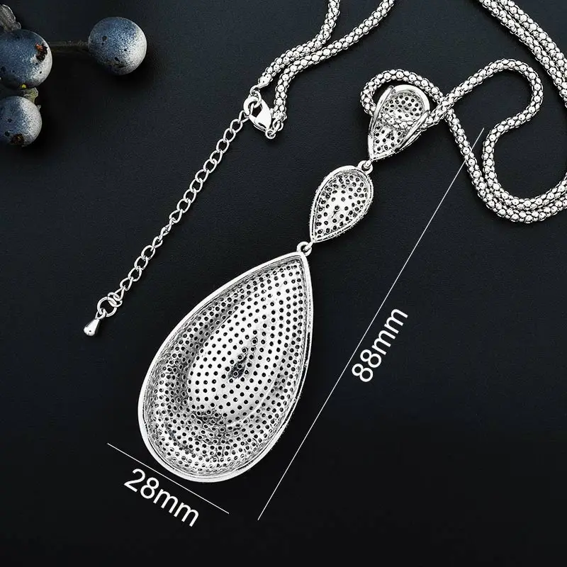 ModemAngel Роскошные капли воды геометрические полный микро AAA кубического циркония