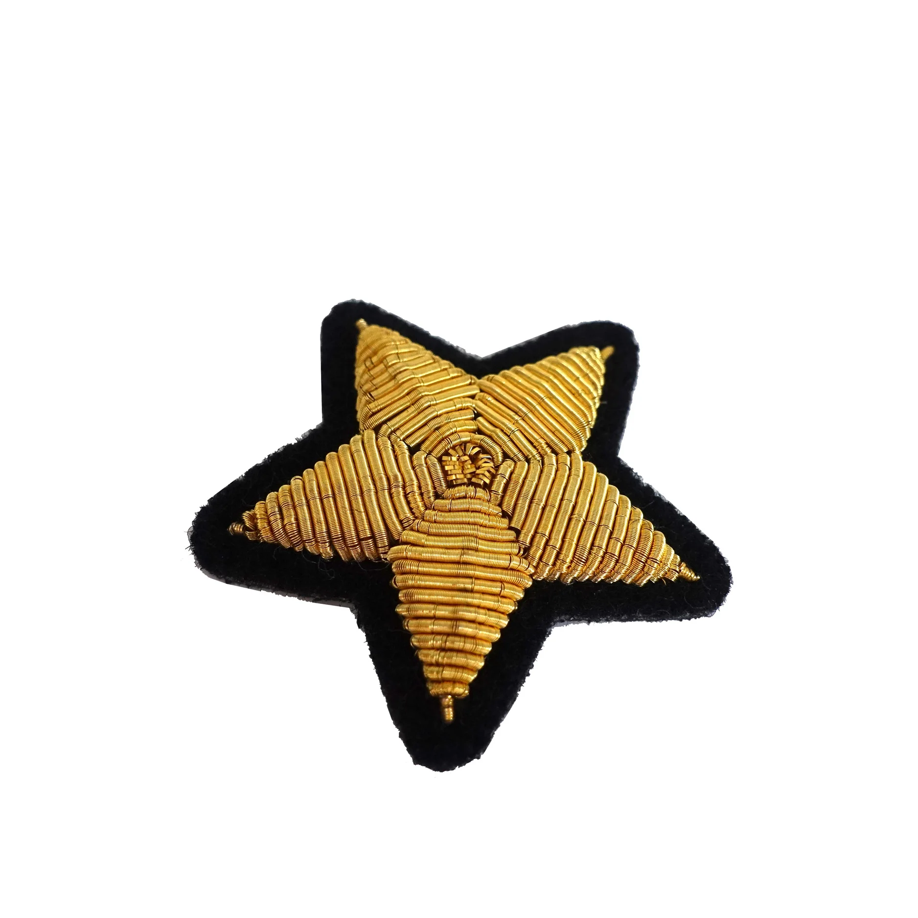 Ручная вышивка из проволоки/Золотой значок Золотая Звезда ~~~|embroidery badges|bullion wire