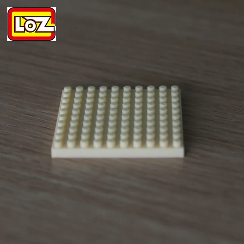 50pcs LOZ 10*10 Dots 4cm*4cm Base plate for Small Bricks Baseplates DIY Building Blocks Compatible with Diamond blocks | Игрушки и хобби
